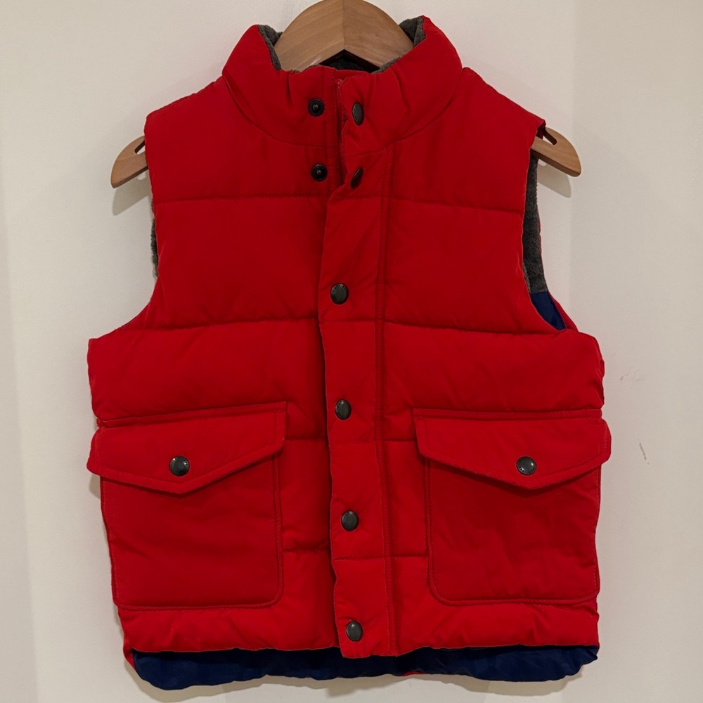 Gap Red Puffer Vest 4T